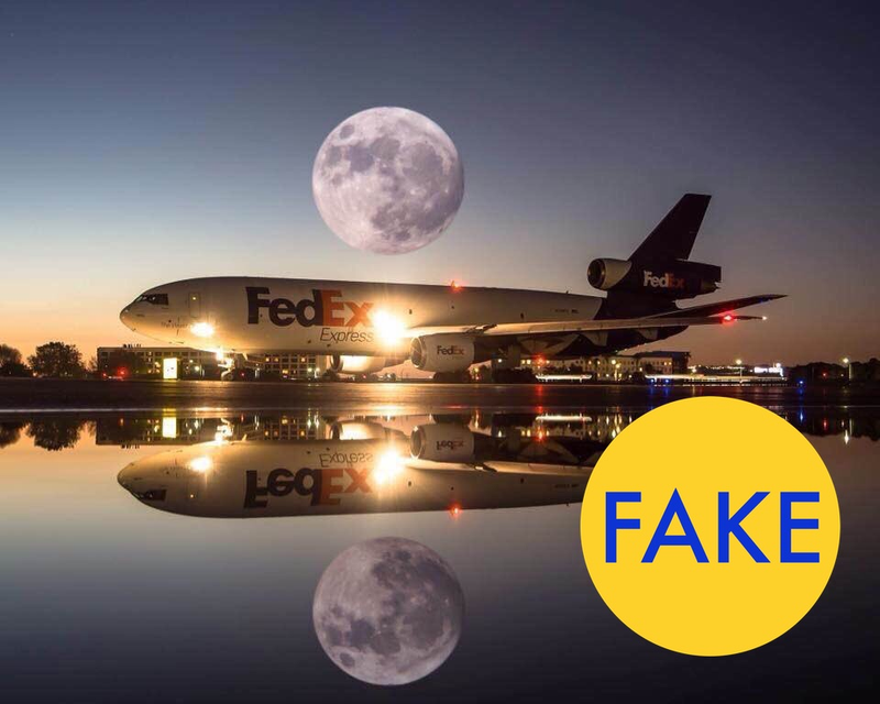 Illustration for article titled 7 More Viral Photos That Are Totally Fake